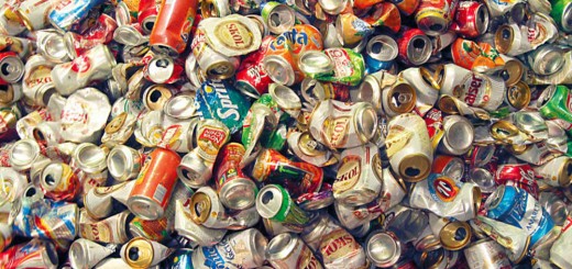 Reciclagem das latas de alumínio